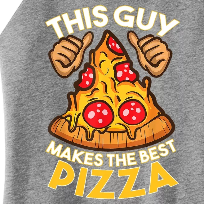 Funny Pizza Maker Gift Food Chef Women’s Perfect Tri Rocker Tank