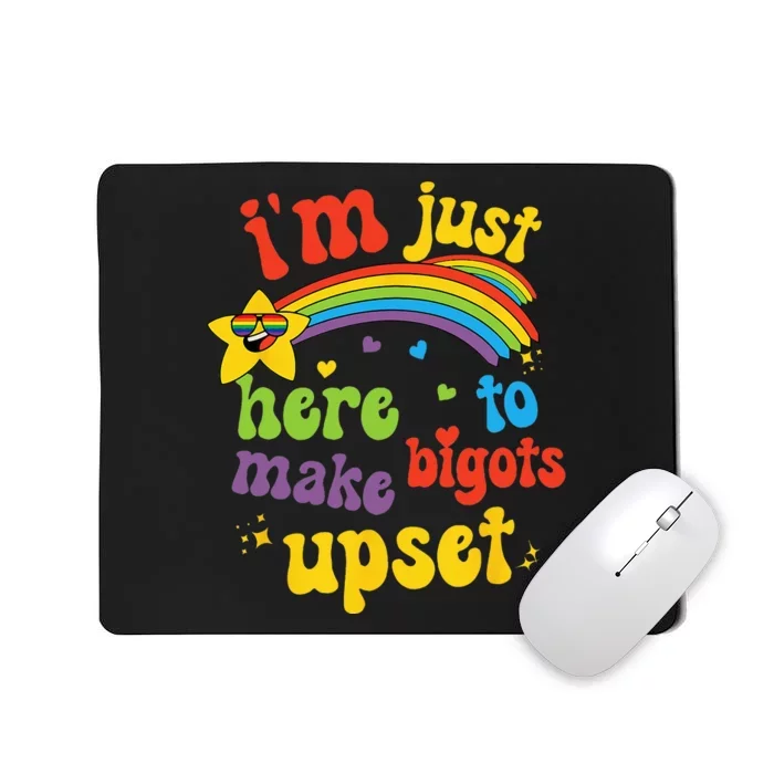 Funny Pride Month LGBT Ally Gay Rights Rainbow Equality Mousepad