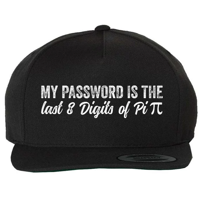 Funny Pi Math Science Teacher 3.14 Funny Pi Day Lovers Wool Snapback Cap