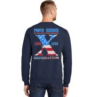 Funny Proud Member Of The Fuck Your Feelings Generation X 1965 1980 Front Back Sweatshirt