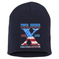 Funny Proud Member Of The Fuck Your Feelings Generation X 1965 1980 Front Back Short Acrylic Beanie