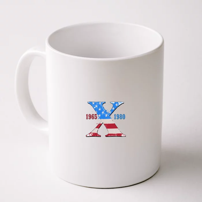 Funny Proud Member Of The Fuck Your Feelings Generation X 1965 1980 Front Back Front & Back Coffee Mug