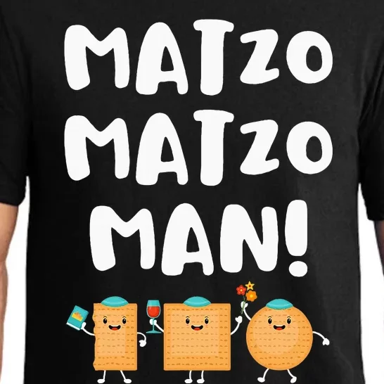 Funny Passover Matzo Matzo Man Jewish Seder Family Pajama Set