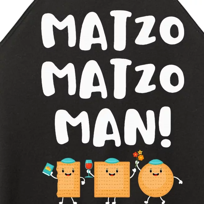 Funny Passover Matzo Matzo Man Jewish Seder Family Women’s Perfect Tri Rocker Tank