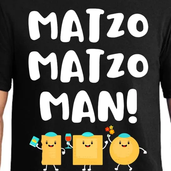 Funny Passover Matzo Matzo Man Jewish Seder Family Pajama Set