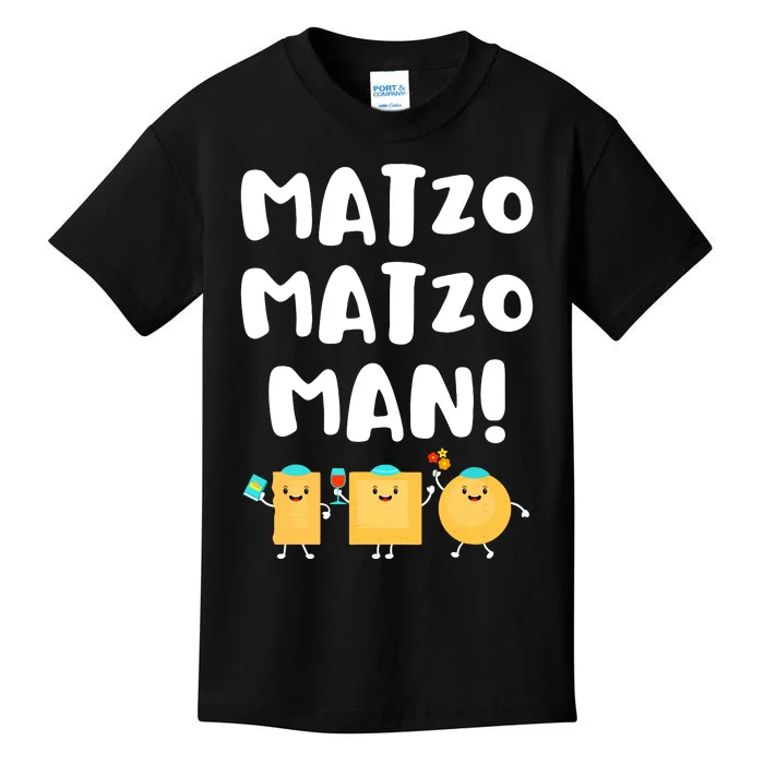 Funny Passover Matzo Matzo Man Jewish Seder Family Kids T-Shirt