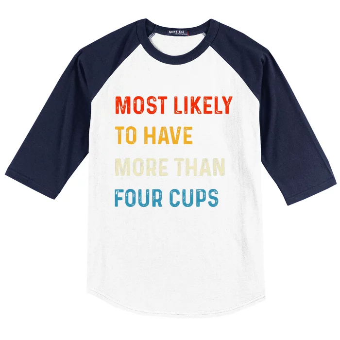 Funny Passover Most Likely More Than Four Cups Seder Matzah Baseball Sleeve Shirt