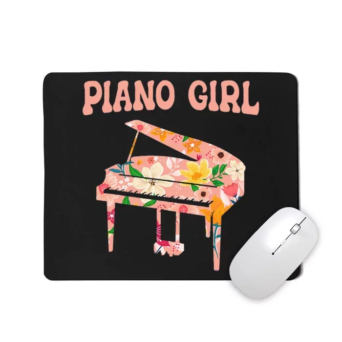 Funny Piano Music Instrument Musician Piano Girl Mousepad