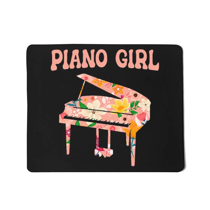 Funny Piano Music Instrument Musician Piano Girl Mousepad