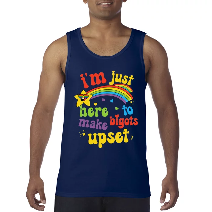 Funny Pride Month Lgbt Ally Gay Rights Rainbow Equality Tank Top