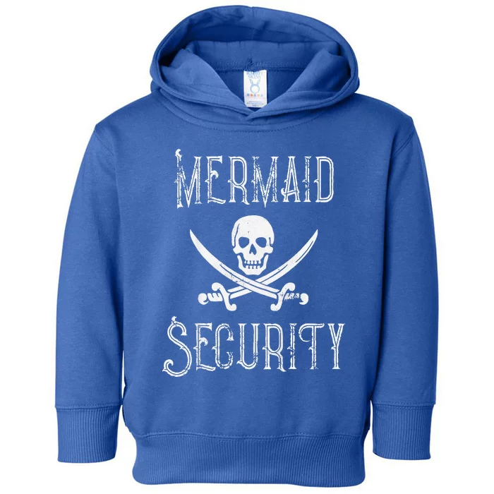 Funny Pirate Mermaid Security Tridents Halloween Costume Toddler Hoodie