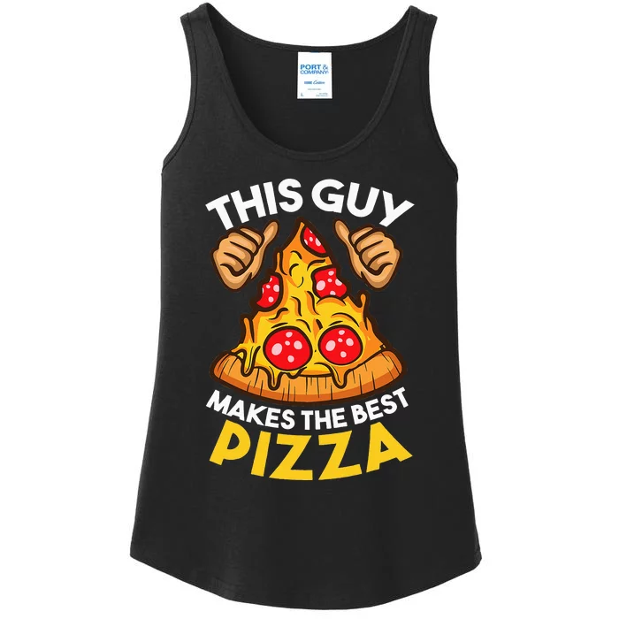 Funny Pizza Maker Gift For Cool Guy Best Pizza Ladies Essential Tank