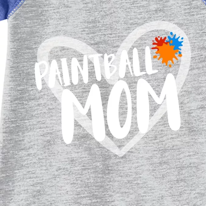 Funny Paintball Mom Heart Paintballing Cool Gift Infant Baby Jersey Bodysuit