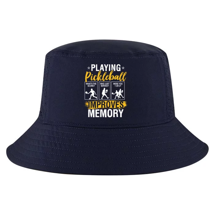 Funny Pickleball Memory Graphic Pickleball Player Cool Comfort Performance Bucket Hat