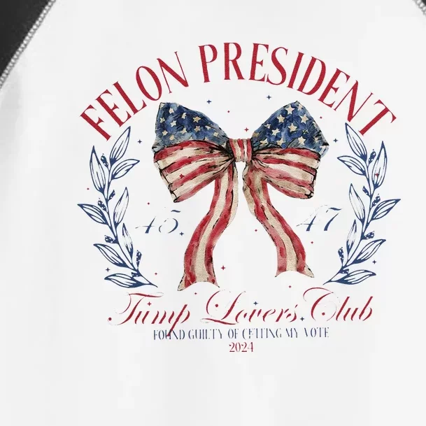 Felon President Maga Trump 45 47 Toddler Fine Jersey T-Shirt