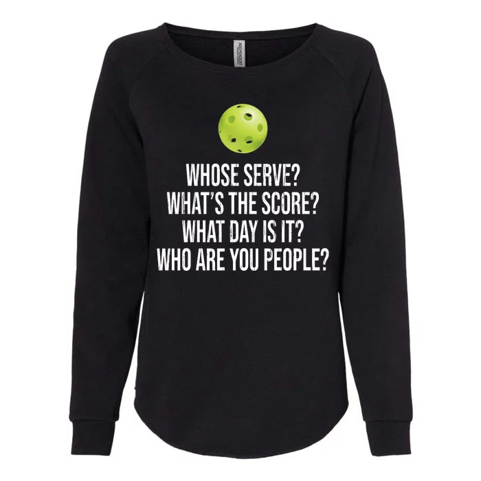 Funny Pickleball Meme Womens California Wash Sweatshirt