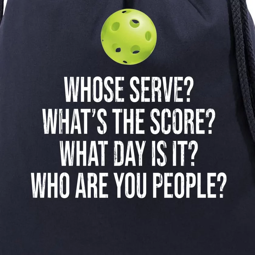 Funny Pickleball Meme Drawstring Bag