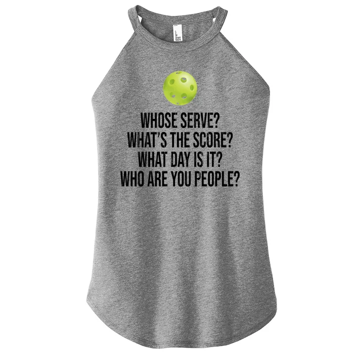 Funny Pickleball Meme Women’s Perfect Tri Rocker Tank