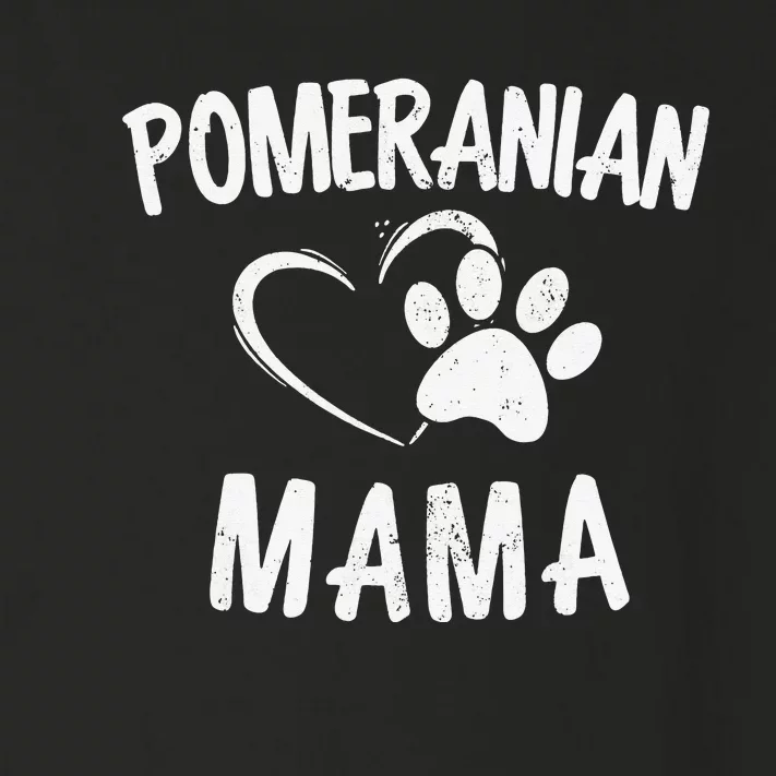 Funny Pomeranian Mama Gift Pet Lover Apparel Dog Pom Mom Toddler Long Sleeve Shirt