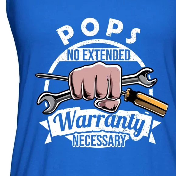 Funny Pops Mr Fix It Handy Dad My Tools Mechanic Grandpa Gift Ladies Essential Flowy Tank