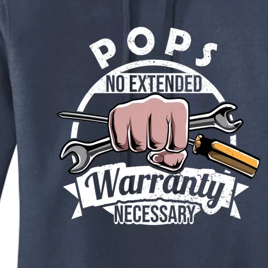 Funny Pops Mr Fix It Handy Dad My Tools Mechanic Grandpa Gift Women's Pullover Hoodie