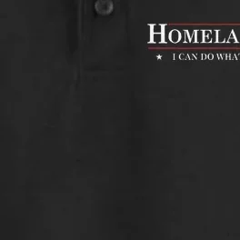 Funny Political Name Homelander Political Election Vote 2024 Dry Zone Grid Performance Polo