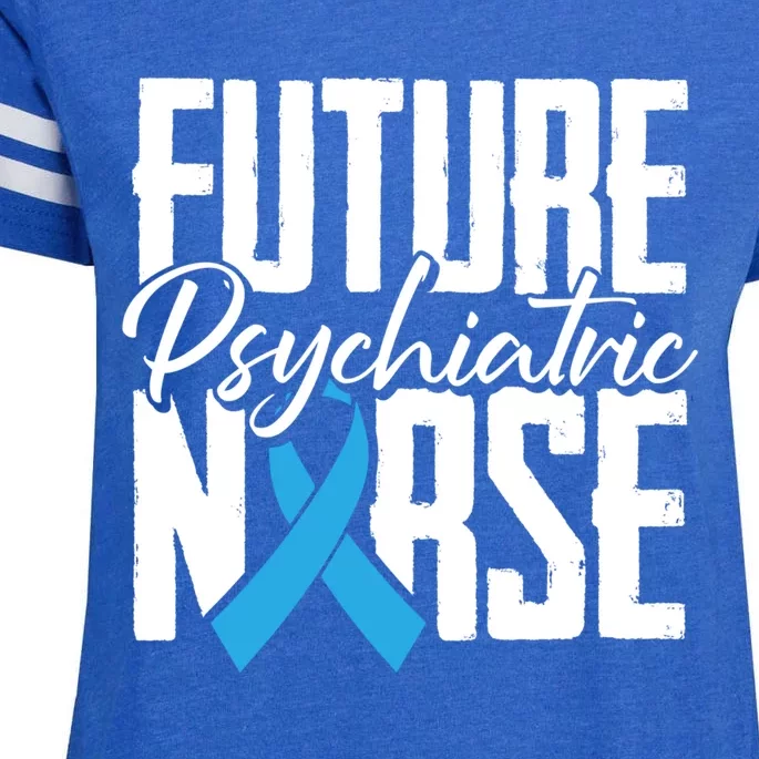 Future Psychiatric Nurse Brain Mind Health Psych Nurse Gift Enza Ladies Jersey Football T-Shirt