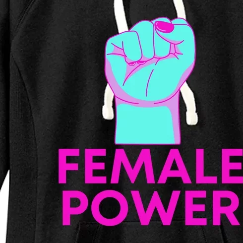 Female Power Neon Women's Fleece Hoodie