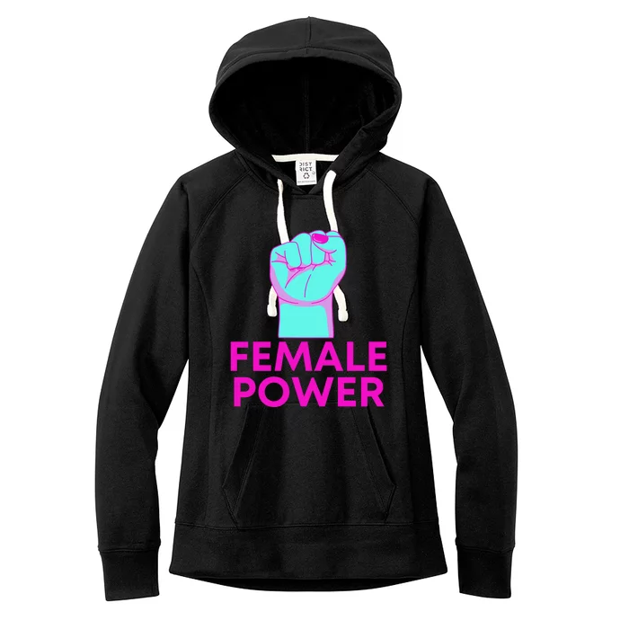 Female Power Neon Women's Fleece Hoodie