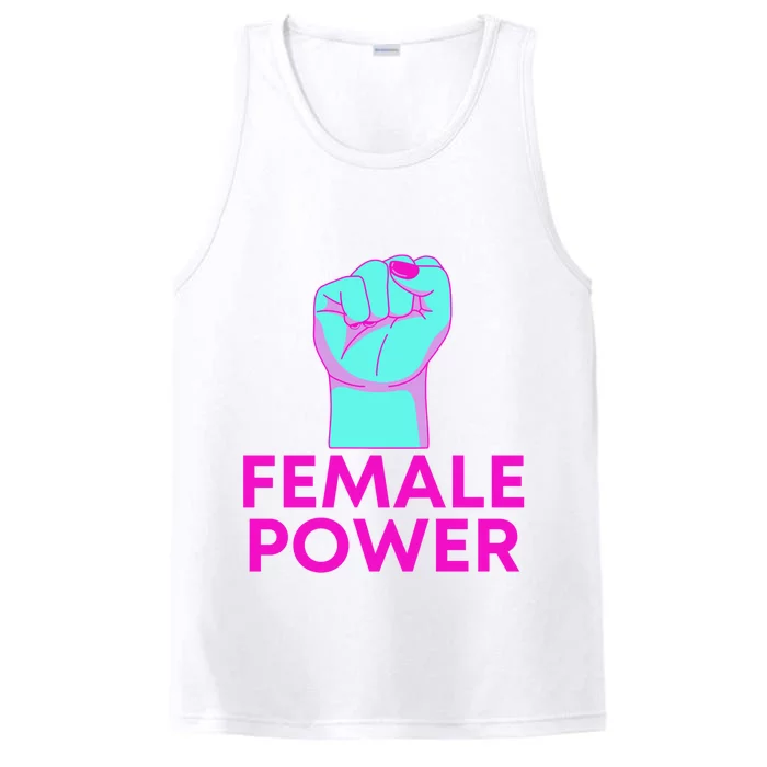 Female Power Neon Performance Tank