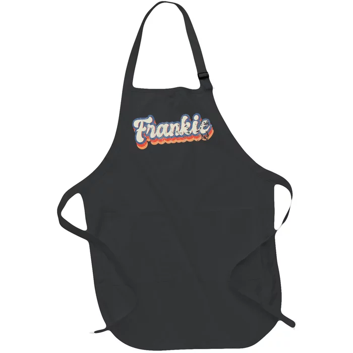 Frankie Personalized Name Custom Lettering 70S Full-Length Apron With Pocket