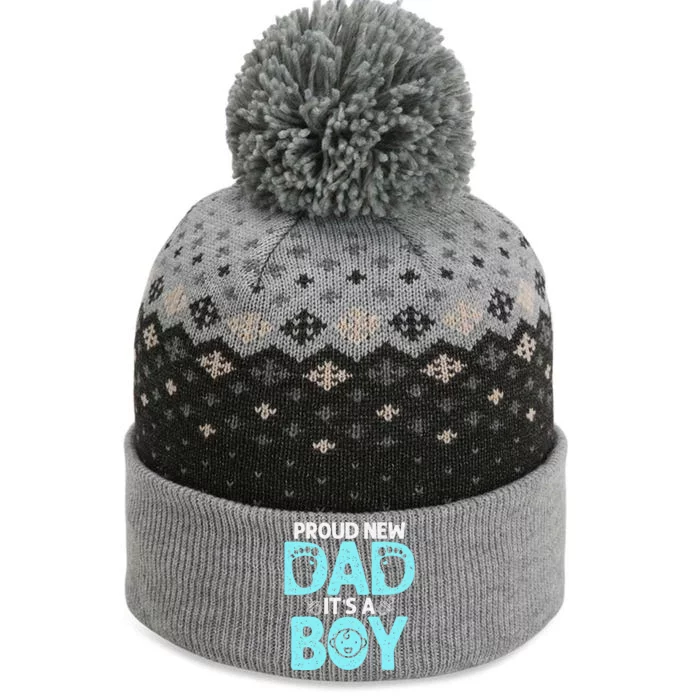 Funny Proud New Dad Gift For Father's Day The Baniff Cuffed Pom Beanie