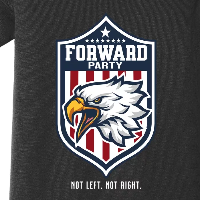 Forward Party Not Left Not Right Baby Bodysuit