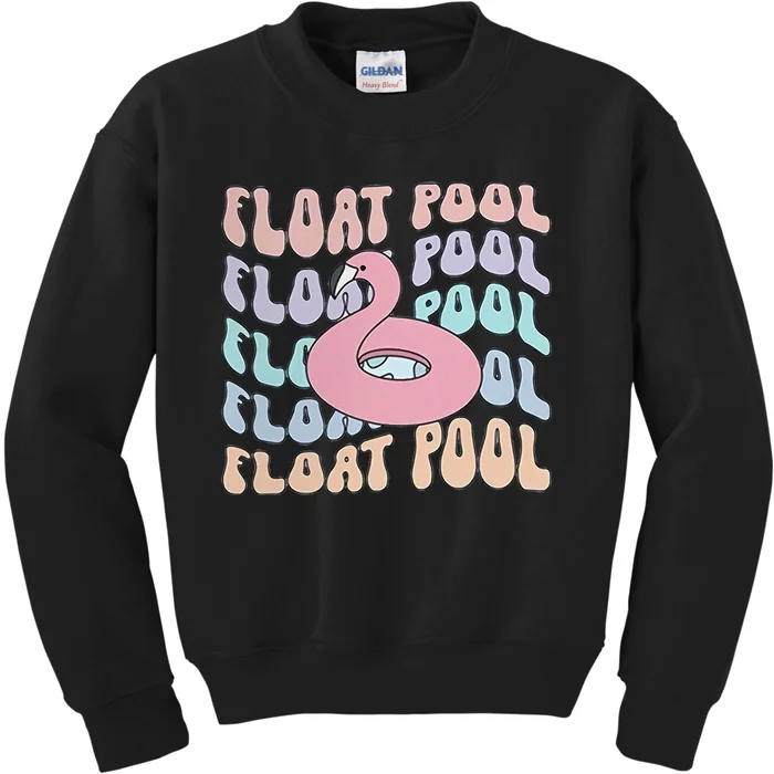 Float Pool Nurse Float Nursing Squad Crew Week Appreciation Kids Sweatshirt