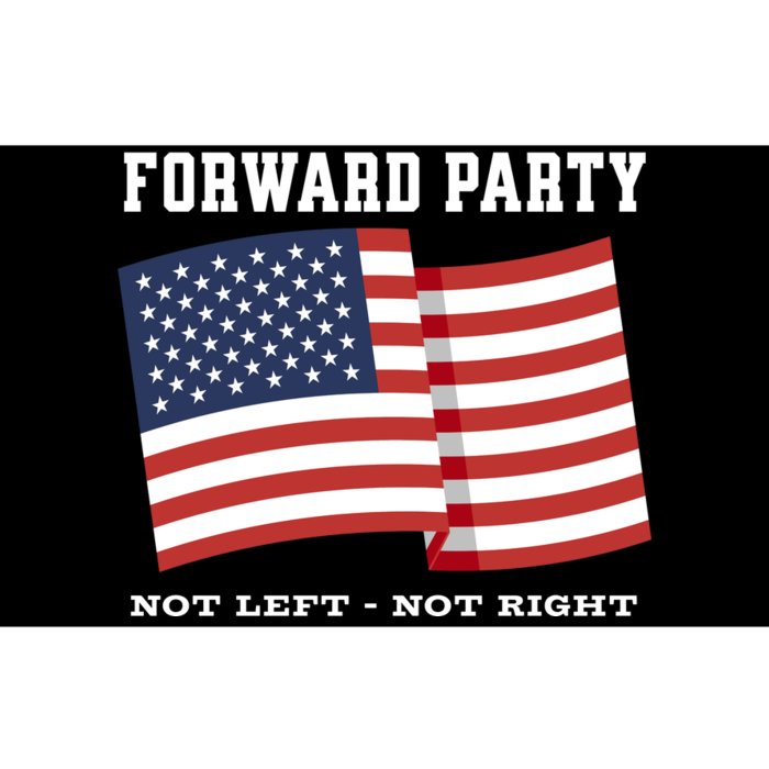 Forward Party Not Left Not Right Bumper Sticker