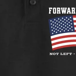 Forward Party Not Left Not Right Dry Zone Grid Performance Polo