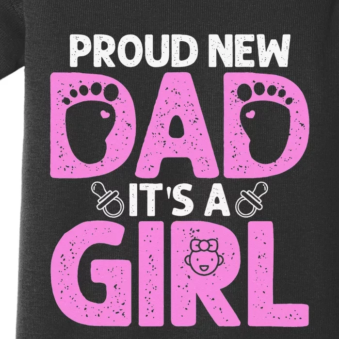 Funny Proud New Dad Gift For Father's Day Baby Bodysuit