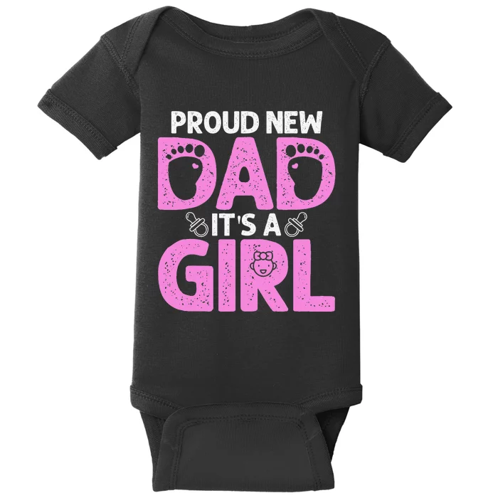 Funny Proud New Dad Gift For Father's Day Baby Bodysuit