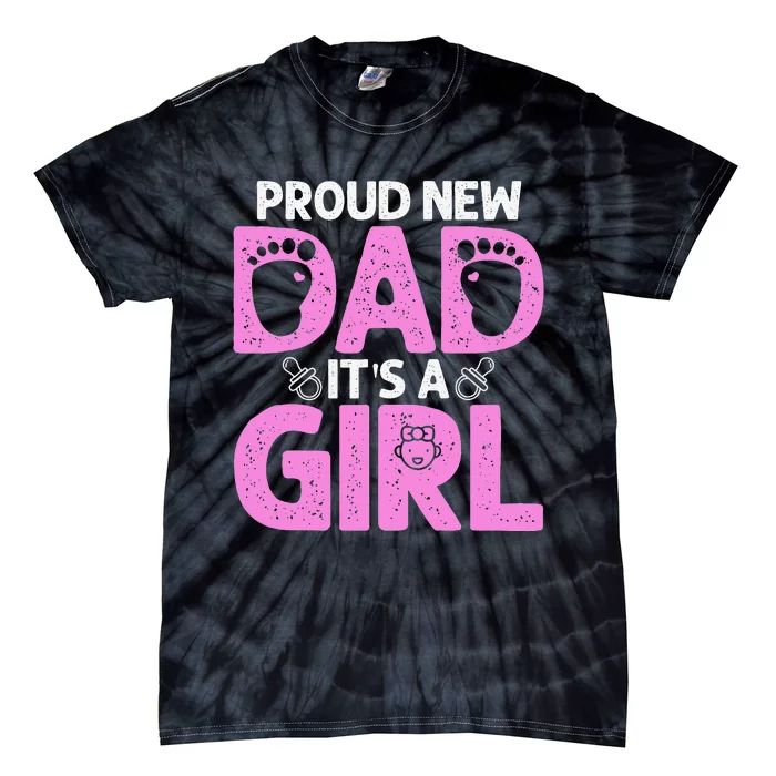 Funny Proud New Dad Gift For Father's Day Tie-Dye T-Shirt