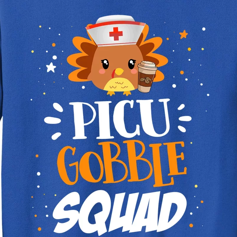 Funny Picu Nurse Gobble Squad Turkey Nursing Thanksgiving Gift Sweatshirt