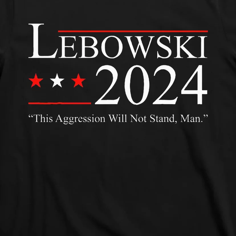 Funny Political Name Lebowski Political Election Vote 2024 T-Shirt