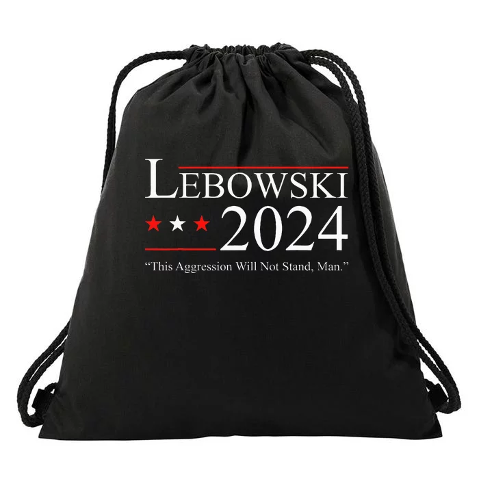 Funny Political Name Lebowski Political Election Vote 2024 Drawstring Bag