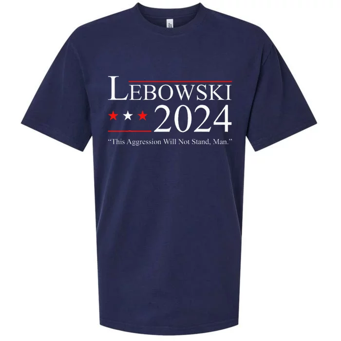 Funny Political Name Lebowski Political Election Vote 2024 Sueded Cloud Jersey T-Shirt