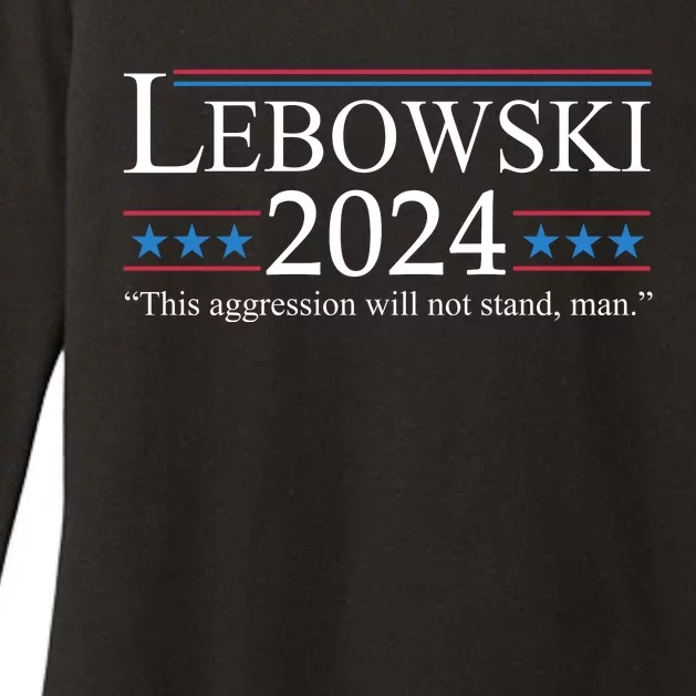 Funny Political Name Lebowski Political Election Vote 2024 Womens CVC Long Sleeve Shirt