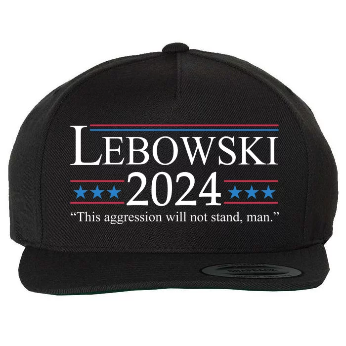 Funny Political Name Lebowski Political Election Vote 2024 Wool Snapback Cap