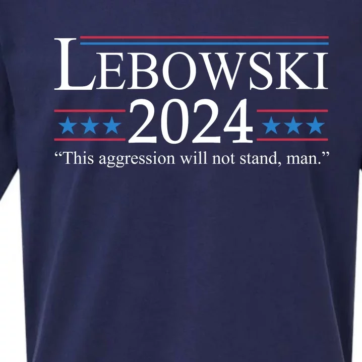 Funny Political Name Lebowski Political Election Vote 2024 Sueded Cloud Jersey T-Shirt