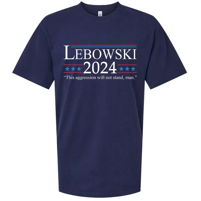 Funny Political Name Lebowski Political Election Vote 2024 Sueded Cloud Jersey T-Shirt