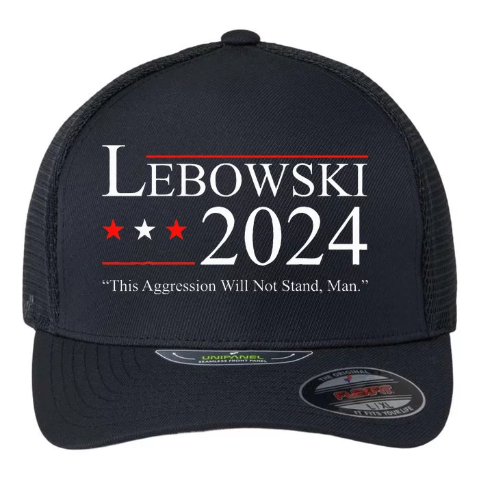 Funny Political Name Lebowski Political Election Vote 2024 Flexfit Unipanel Trucker Cap