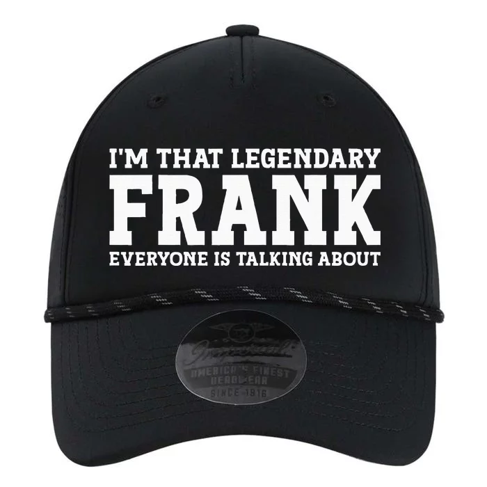 Frank Personal Name Funny Frank Performance The Dyno Cap