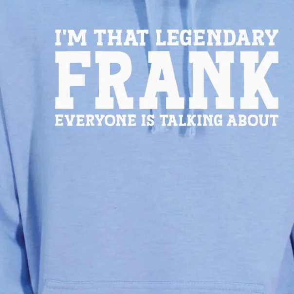 Frank Personal Name Funny Frank Unisex Surf Hoodie